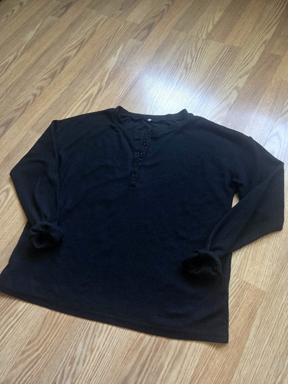 Waffle Knit Long Sleeve